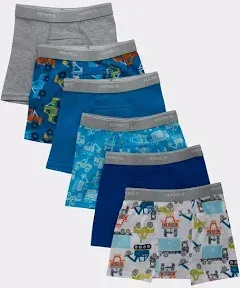 Hanes Toddler Boys' 6-Pack Potty Trainer Boxer Briefs