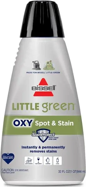 BISSELL Little Green Spot & Stain Formula for Portable Carpet Cleaners