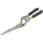 Edward Tools Hand Grass Clipper Scissors - Classic Cut Drop Forged Grass Shears for Hand Edging Lawn, Trimming Shrubs and Flowers - Comfort Grip Handles - Pro Grade Garden Scissors