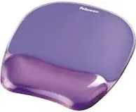 Fellowes Crystals Gel Mouse Pad with Wrist Rest