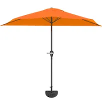 Pure Garden 9ft Half Umbrella