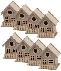 Make Market 7" Wooden Birdhouse with Fence