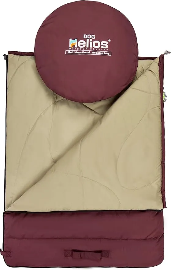 Dog Helios 'Switch-Back' 2-in-1 Convertable Travel Dog Mat and Rounded Camping Bed