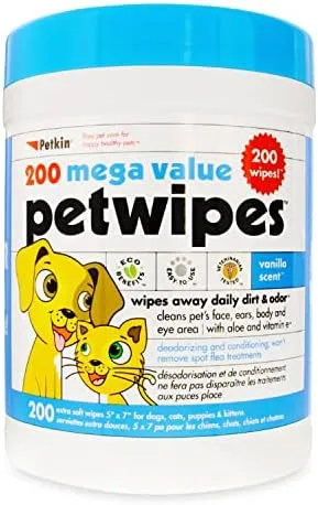 Petkin Petwipes Dog & Cat Wipes