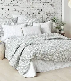 Liam Sky Queen Quilt by C&F Home