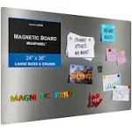 Diamond Life Magnetic Board - Memo & Vision Board for Home, School & Office - Magnet Board for Kids - Pre-Drilled Mounting Screws Included