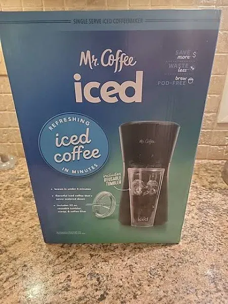 MR COFFEE Iced Tea &amp; Iced Coffee Maker TM1-BLK (Maker Only)