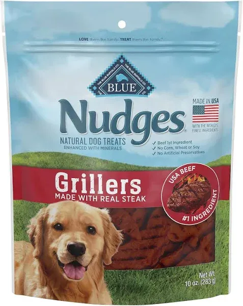 Blue Buffalo Nudges Grillers Natural Dog Treats (10 oz)