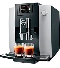 Jura E6 Automatic Coffee Machine - Platinum