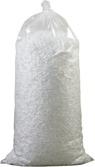 Zoro Select 7Nutsw Packing Peanuts,White,<wbr/>7 Cu Ft,Interlock