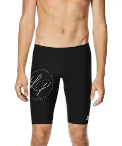 Speedo Men Endurance+ Solid Jammer Swim Shorts Black Size 38