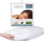 Saferest Premium Hypoallergenic Bed Bug Proof Zippered Waterproof Pillow