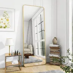 BeauTYPEAK Gold Full Length Mirror