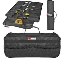 20&#034; Tool Roll Bag, 2 in 1 Large Roll Up Tool Bag Organizer with Waterproof, H...