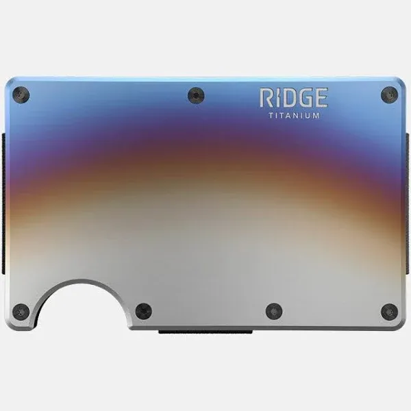 The Ridge Men's Money Clip Titanium Wallet