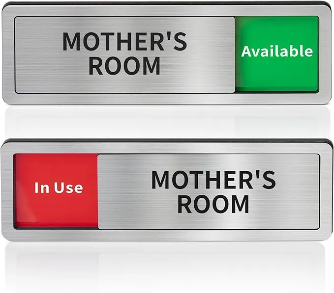 Mother&#039;s Room Sliding Door Signs Do Not DisturbBreastf<wbr/>eeding Door Sign In Use...