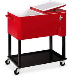 Best Choice Products 80 Quarts Wheeled Ice Chest Cooler