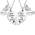 MaxForever Weirdo 1 Weirdo 2 Split Heart Pendant Necklaces