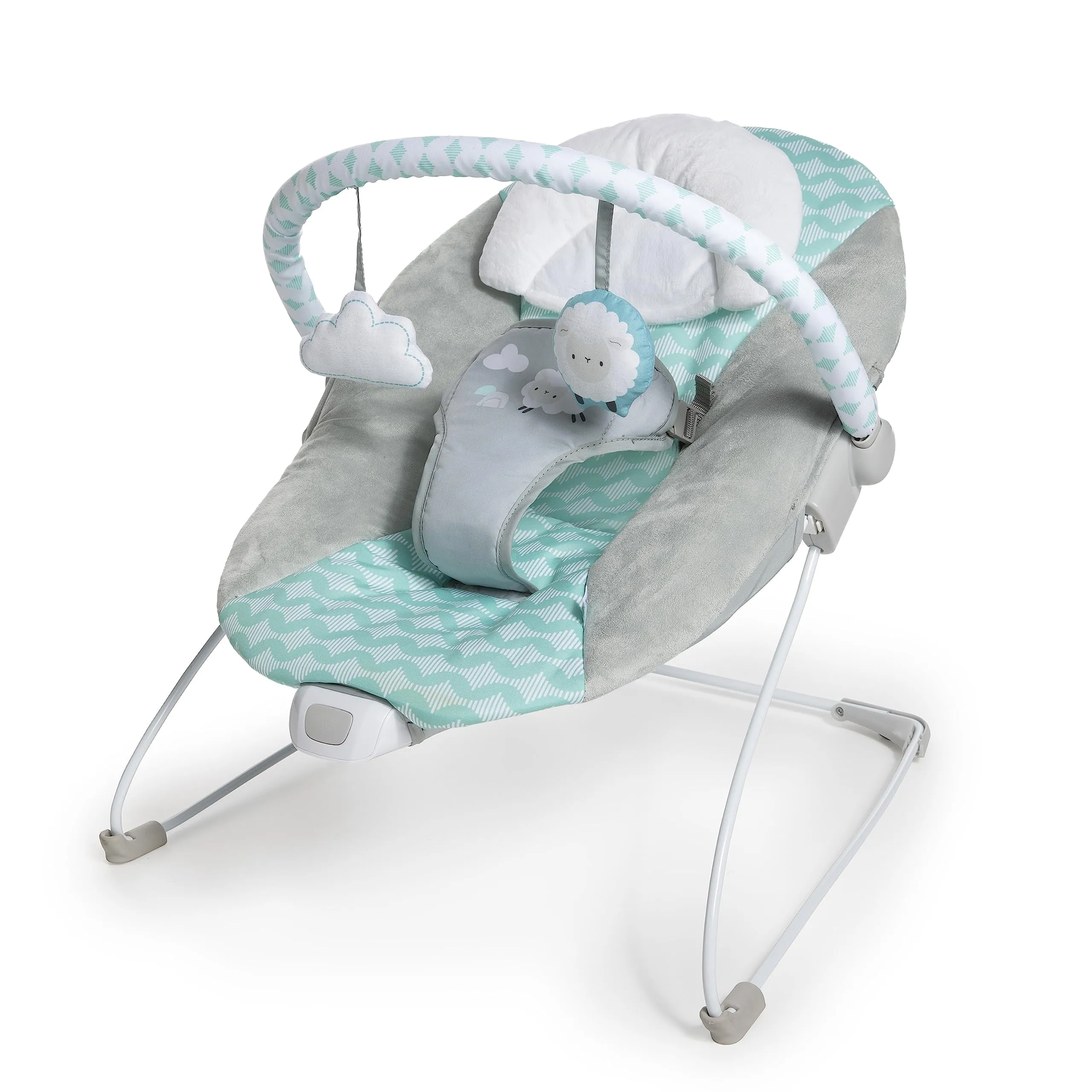 Ity by Ingenuity Bouncity Bounce Vibrating Deluxe Baby Bouncer - Blue