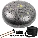 11-Note Titanium Steel Tongue Drum - Melodious Percussion Instrument Pack