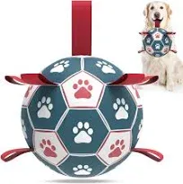 QDAN Dog Toys Soccer Ball