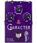 Flamma FV03 Vocal Effects Pedal with Delay Reverb Character Purple