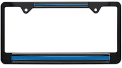 Police Thin Blue Line License Plate Frame