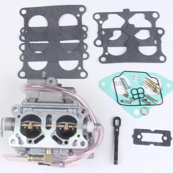 BH-Motor New Carburetor With Carb Repair Kit for Kawasaki Mule 3000 3020 3010 2001-2008 Replace # 15003-2766