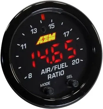 AEM - X-SERIES WIDEBAND UEGO AFR SENSOR CONTROLLER GAUGE; W/ X-DIGITAL TECHNOLOGY