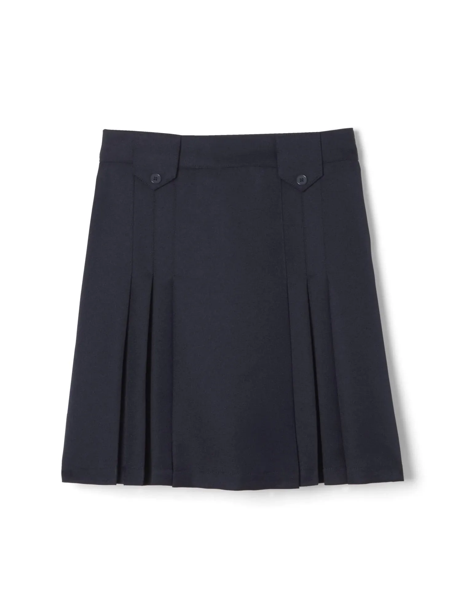 GIRLS FRONT PLEATED TAB SKIRT