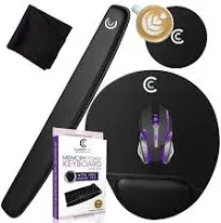 CushionCare Keyboard Wrist Rest Pad and Mouse Pad Included for Set