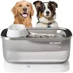 PET MARVEL Wireless Sensing Dog Water Fountain for Large Dogs, 7L/1.8Gal/230o<wbr/>...