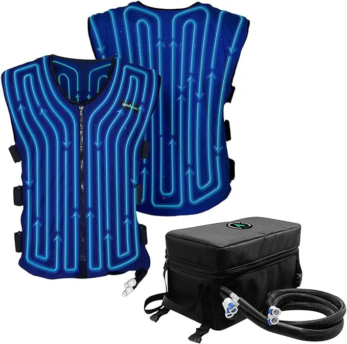 12V Motorcycle Circulatory Cooling Vest System with SAE Adapter, Powersports Cooler Vest, Unisex