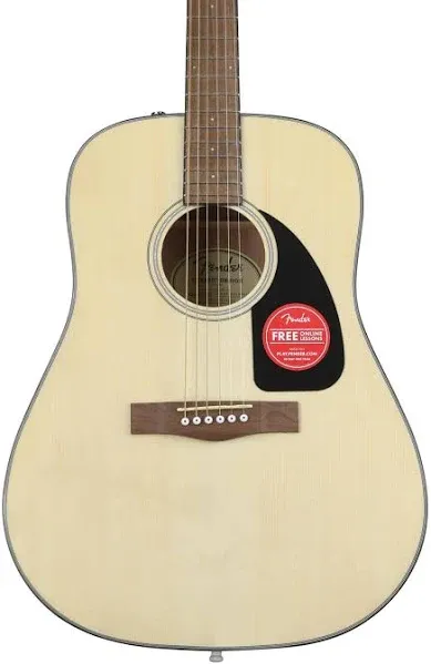 Fender CD-60 V3 Dreadnought Acoustic Guitar with Case, Natural