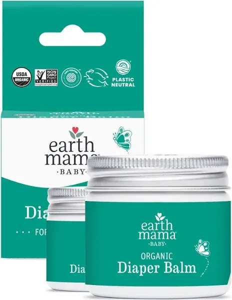 Earth Mama Organic Infant Diaper Balm, 4 oz,