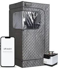 Portable Steam Sauna with 4Liter KingPower Steamer（gray）