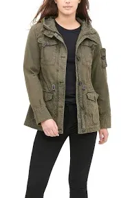 Levi's Women's Hooded Military Jacket