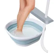 Portable Pool Foot Bath,Collapsib<wbr/>le Pool Foot Wash Basin Tub,Foot Bath Basin 