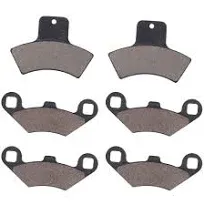 MOTOKU Front & Rear Brake Pads for Sportsman 500 4x4 HO Scrambler 400 Trail Blazer 250