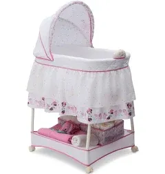 Delta Children Disney Minnie Mouse Boutique Gliding Bassinet