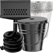 Grease Trap, Drip Grease Bucket W/Lid, 12-Pack Disposable  Accessory Blackstone