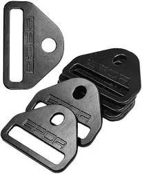 GPCA GP-Star M8 Bolt Screw Set Tie-down D-plate with Decal for Wrangler &amp; trucks