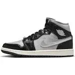 Nike Air Jordan 1 Mid SE Black Chrome FB9892-002 Women&#039;s Sz 10.5