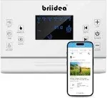 8 Zones WiFi Smart Sprinkler Controller, Briidea Automatic Irrigation Controllers with Customized Watering Schedule & Seasonal Adjustment, Water Efficiently and Keep Your Plants Healthy