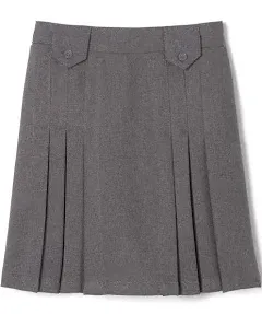 French Toast Girls' Front Pleated Skirt with Tabs