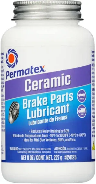 Permatex 24125 Ceramic Extreme Brake Parts Lubricant, 8 Oz.