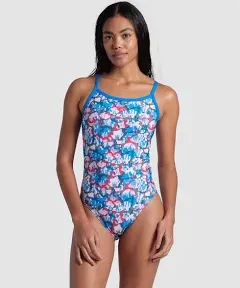 Arena Women's Multi Camo Challenge Back One Piece Swimsuit