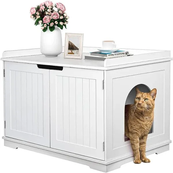 Zeny Cat Litter Box Enclosure