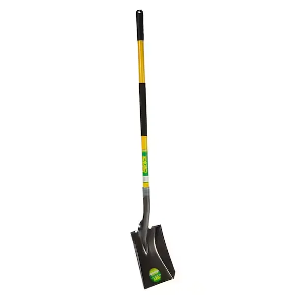 54 in. Fiberglass Handle Heavy-Duty 14-Gauge Steel Head Shovel