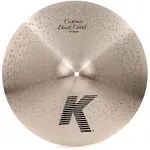 Zildjian 17" K Custom Dark Crash Cymbal | Reverb